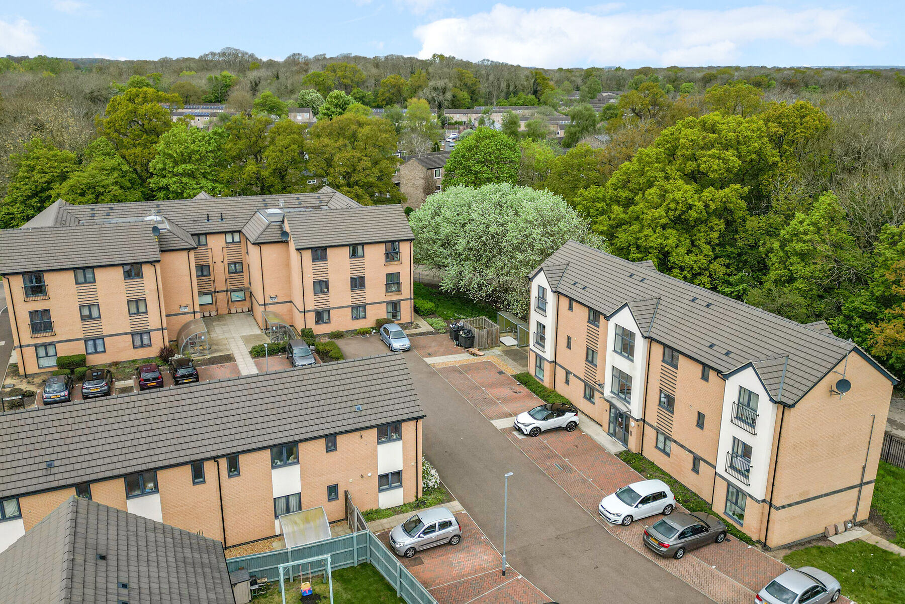 Horrell Court Blocks A, B and C from above